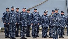 LK laivų apžiūros grupės i&scaron;lydėjimo ceremonija į operacija &bdquo;Sophia&ldquo;