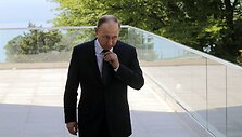 Angelos Merkel ir Vladimiro Putino susitikimas Sočyje