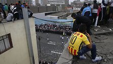 Gatvės futbolo čempionatas Peru sostinėje 