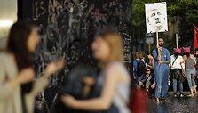 Briuselyje keli tūkstančiai žmonių protestavo prie&scaron; Trumpo vizitą