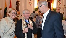 Kunigas Pranci&scaron;kus Čivilis &scaron;ventė jubiliejų