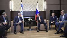Vladimiro Putino ir Benjamino Netanyahu susitikimas Sočyje