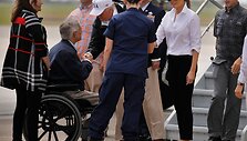 D. Trumpas apsilankė uragano &bdquo;Harvey&ldquo; nuniokotame Teksase
