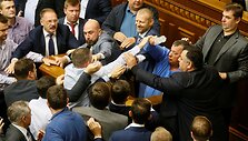 Mu&scaron;tynės Ukrainos Auk&scaron;čiausioje Radoje
