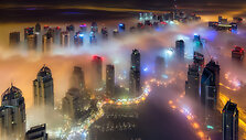 Rūke paskendęs Dubajus 