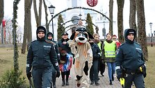 Tel&scaron;iuose pareigūnai minėjo saugaus eismo dieną.