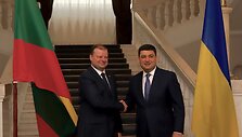 Ministro Pirmininko Sauliaus Skvernelio vizitas Ukrainoje