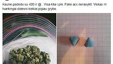 &bdquo;Facebook&ldquo; platinami narkotikai
