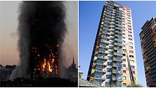 Degantis &bdquo;Grenfell Tower&ldquo; Londone ir gaisras Vilniaus daugiabutyje Vir&scaron;ilų gatvėje