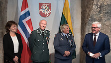 Norvegijos Karalystės gynybos ata&scaron;ė Lietuvai pulkininko Hakon Magnus Loken akreditavimo ceremonija