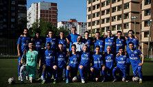 Imigrantai laisvalaikiu žaidžia mėgėjų futbolo klube Rusijoje