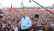 Daugiatūkstantinis Erdogano palaikymo mitingas Turkijoje