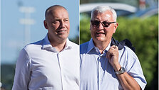 Rimas Kurtinaitis ir Jonas Kazlauskas
