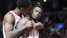 Kyle'as Lowry ir DeMaras DeRozanas