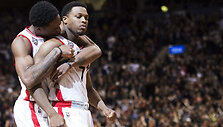 Kyle'as Lowry ir DeMaras DeRozanas