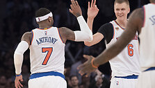 Carmelo Anthony ir Kristapas Porzingis