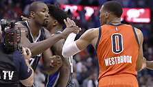 Serge'as Ibaka ir Russellas Westbrookas