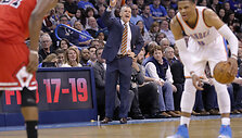 Russellas Westbrookas ir Billy Donovanas
