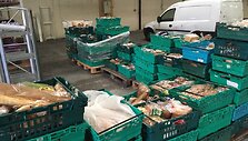 Prekybos centrų i&scaron;mestų maisto produktų parduotuvė Anglijos Lydso mieste.
