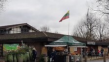 Akimirka i&scaron; lietuvi&scaron;kos Kalėdų mugės Londone