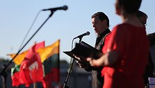 Tarptautinio vasaros festivalio atidarymas Chaimo Frenkelio viloje subūrė &Scaron;iaulių bendruomenę
