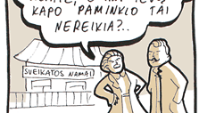 Mykolo Birži&scaron;kos komiksas.