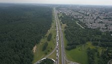 Vilkikų avarija prie prekybos centro &bdquo;Mega&ldquo;