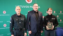 Apdovanoti geriausi Kauno apskrities policijos sportininkai