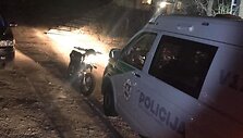 Vilniuje sulaikytas girtas ir beteisis motociklininkas