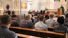 Prisiekė naujieji Kauno policijos pareigūnai