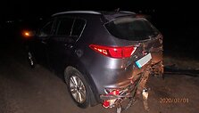 Girtas vairuotojas Kauno rajone rėžėsi į prie&scaron;ais važiuojančią KIA