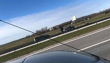 Įvykio vietoje sužalotąją gelbėjusio vyro užfiksuoti vaizdai
