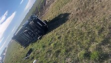 Įvykio vietoje sužalotąją gelbėjusio vyro užfiksuoti vaizdai