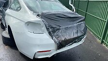 Palangoje pavogtas vienetinis BMW M4 gts rastas i&scaron;ardytas