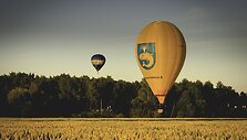 Kar&scaron;to oro balionų skrydžio akimirkos
