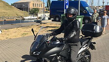 Anesteziologo A.Maco &scaron;eimyninės kelionės motociklu