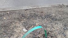 Remontuojamoje Kovo 11-osios gatvėje i&scaron; žemės styrančios juostos