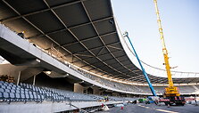 Baigiamas statyti Kauno S.Dariaus ir S.Girėno stadionas