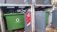 Apleistas daugiabučio kiemas Kauno senamiestyje