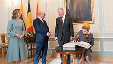 Belgijos karali&scaron;kosios poros apsilankymas Istorinėje Prezidentūroje