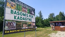 Basų kojų takas &scaron;alia Kadagių slėnio