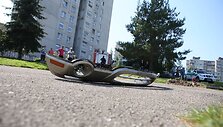 Kaune nuo &scaron;laito nuvažiavo automobilis
