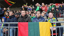 Lietuvos futbolo rinktinės fanai &bdquo;Wembley&ldquo; stadione