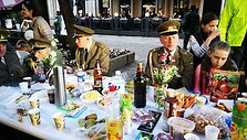 &bdquo;Kiemų &scaron;ventė&ldquo; Laisvės alėjoje