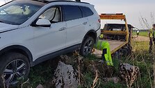 Kėdainiuose pavogtas ir Radvili&scaron;lio rajone aptiktas &bdquo;Hyundai&ldquo;