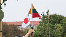 Sakurų parko sodinimo ceremonija Kaune