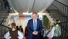 Saulius Skvernelis susitiko su mokyklų vadovais