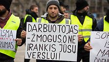 Solidarumo eitynės su darbuotojais i&scaron; Turkijos