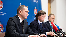 Spaudos konferencija dėl įtariamo ky&scaron;ininkavimo aplinkos apsaugos srityje