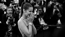 Trečiosios Kanų kino festivalio dienos akimirka